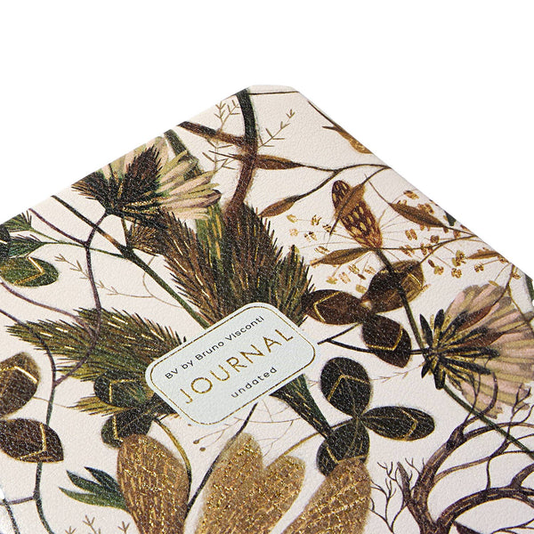BV by Bruno Visconti - A5 Vegan Leather Hardcover Daily Planner -Summer Greens
