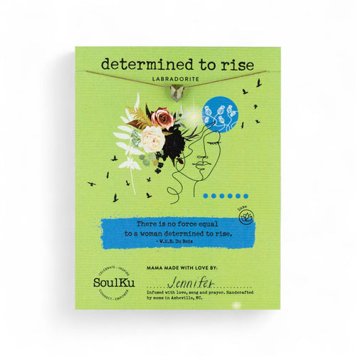 Determined To Rise Labradorite Necklace