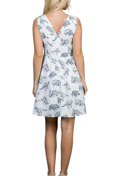 Modern Dino Skater Dress