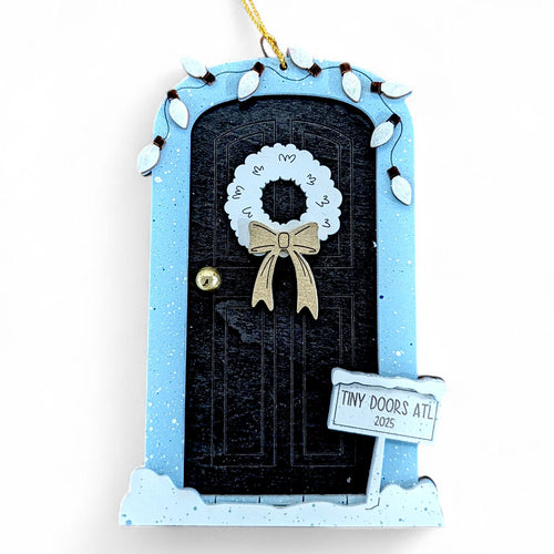 Tiny Door Doornament - black door