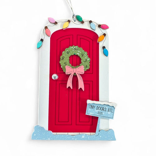 Tiny Door Doornament - red door