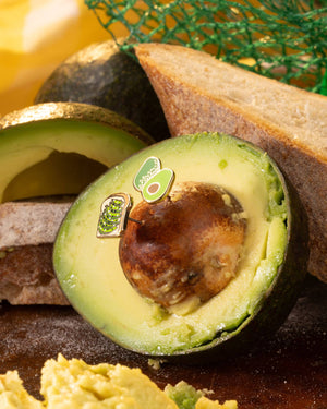 Yellow Owl Workshop - Avocado Toast Earrings | Foodie Mismatched Gold Studs