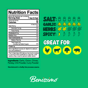 Benissimo / Hongar Farms / Lesley Elizabeth - Oh! So Garlic! Salt FREE (250mL PET)