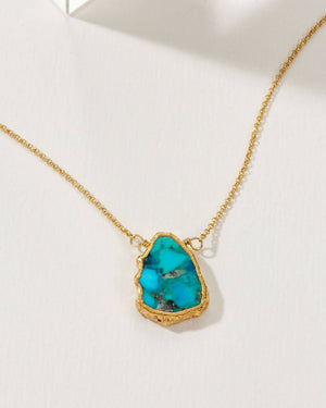 Earth, Wind and Fire Turquoise Necklace
