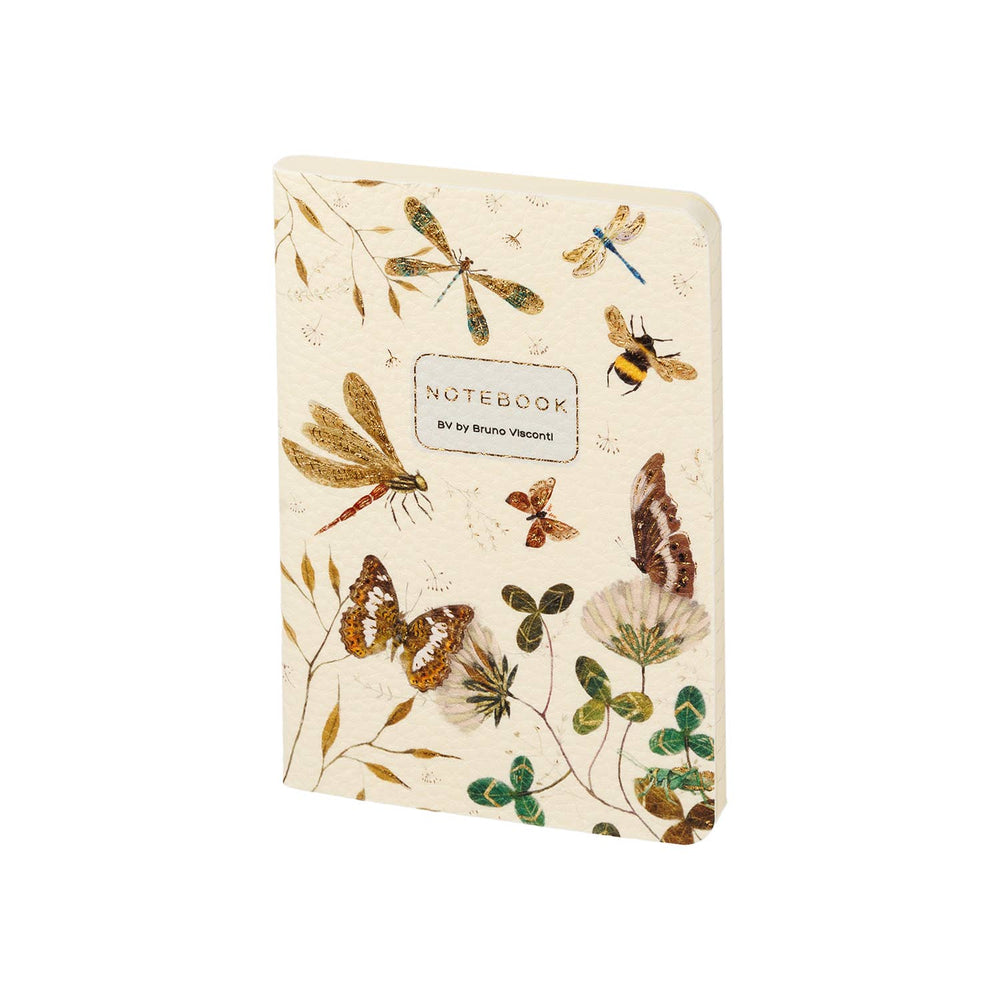 BV by Bruno Visconti - Vegan Leather A6 Passport Notebook - Butterflies and Friends