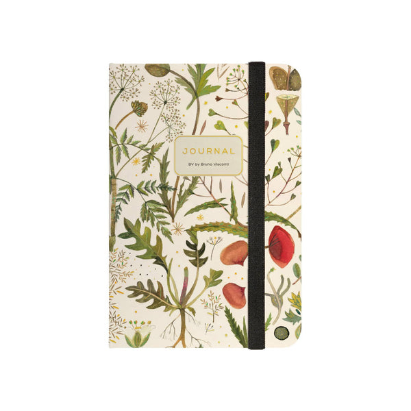 BV by Bruno Visconti - Hardcover Journal A5 - Greens and Flowers