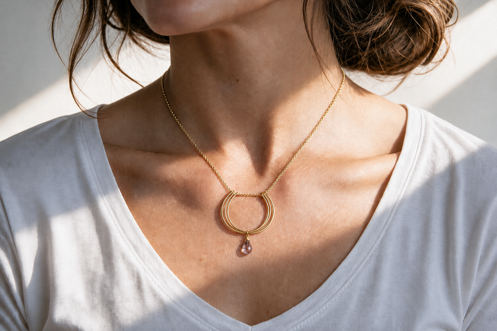 Jewelry 101 :: Hand-forged Minimalist Necklaces