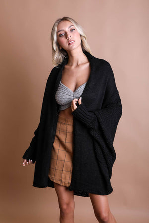 Leto Accessories - Bestselling Bat Sleeve Knit Cardigan! 🦇