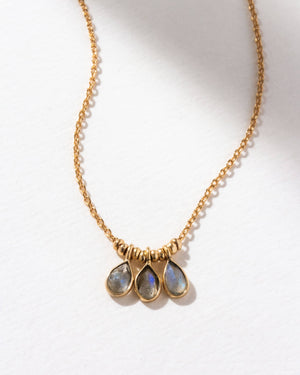 Luna Norte - Misty Necklace - Labradorite