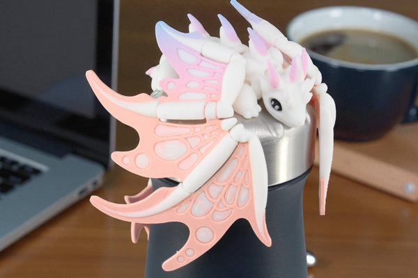 3D Printed Monarch Dragon - Articulated and Moveable Wings