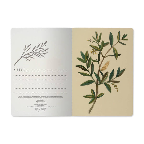 BV by Bruno Visconti - A5 Notebook - Olive