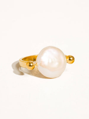 Déodat Non-Tarnish Baroque Pearl Ring