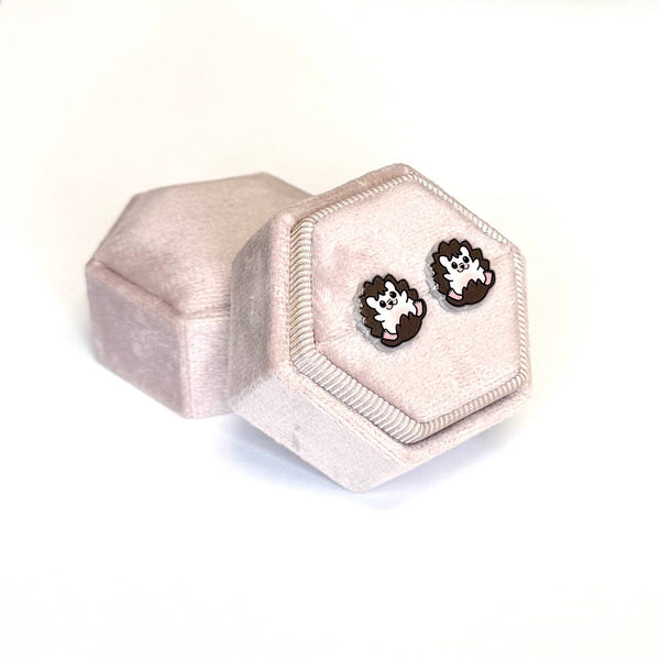 Lilliput Little Things - Hedgehog Earrings // Cute Animal Earrings