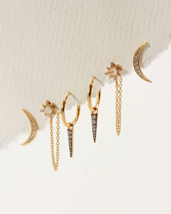 Luna Norte - Twilight Earring Set- Moonstone