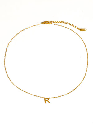 Flânerie by MAIQ - Desir 18K Gold Non-Tarnish Petite Classic Letter Necklace