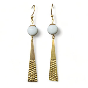 Concrete + Triangle Earrings