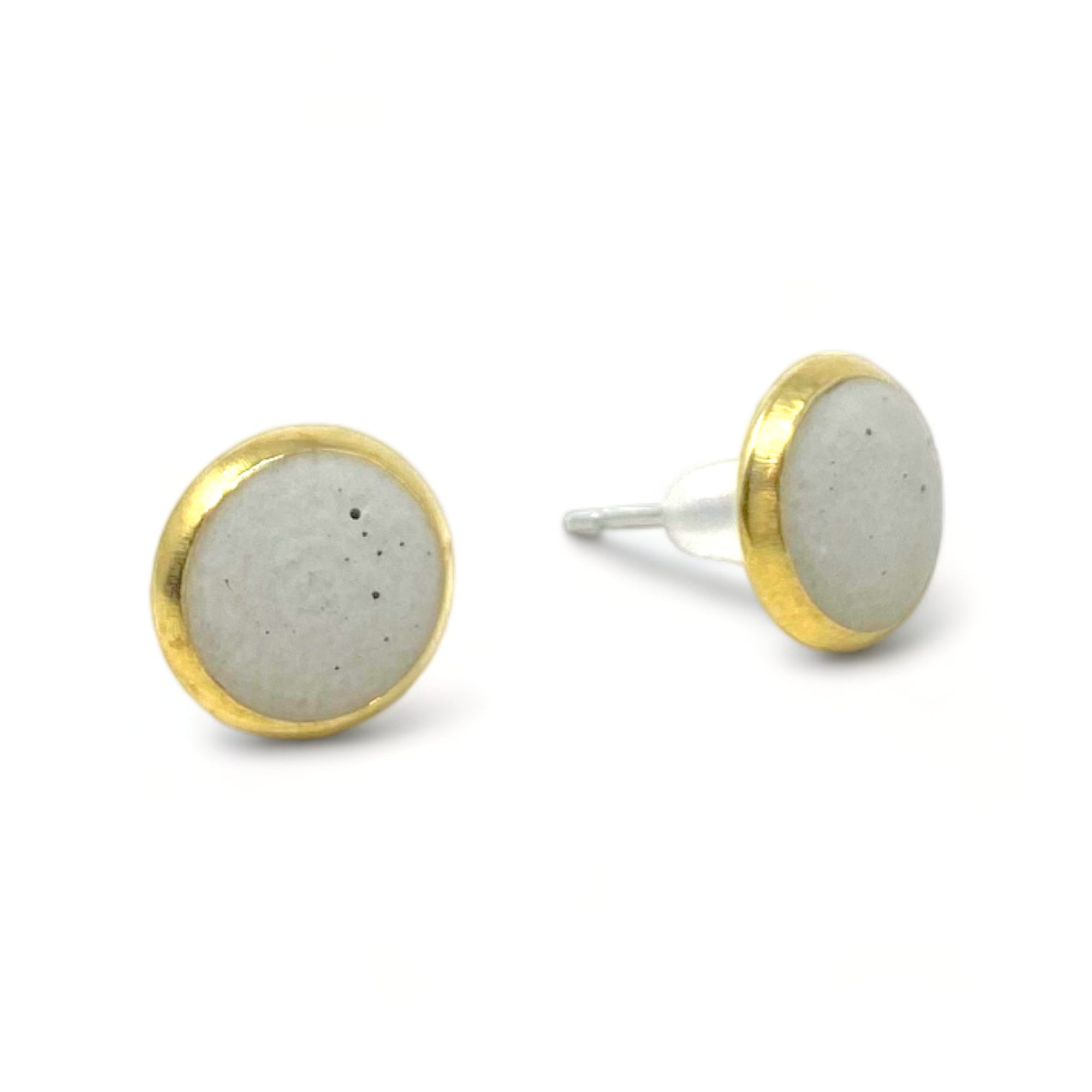 Concrete Stud Earrings