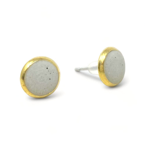 Concrete Stud Earrings