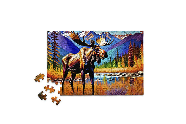 Micro Puzzles - Colorful Moose