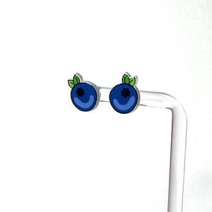 Lilliput Little Things - Blueberry Earrings // Summer Earrings