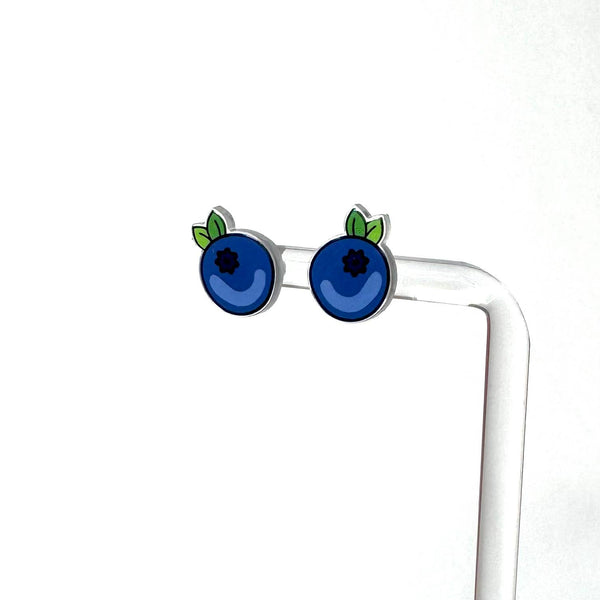 Lilliput Little Things - Blueberry Earrings // Summer Earrings