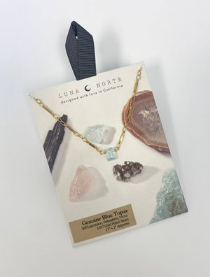 Luna Norte - Prism Gems Birthstone Necklace - December