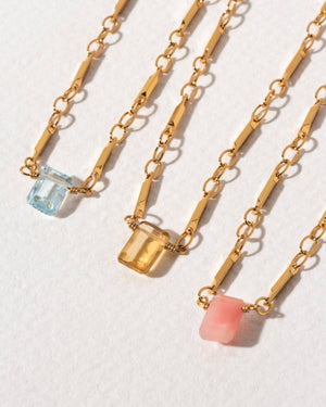 Luna Norte - Prism Gems Birthstone Necklace - November
