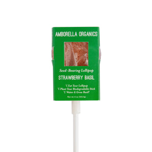 Amborella Organics - Blooming Lollipop Bundle (Eat, Plant & Grow an Herb/Flower)