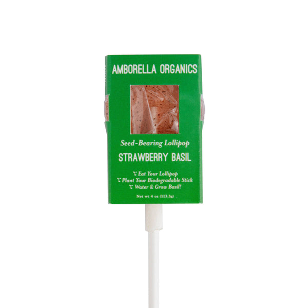 Amborella Organics - Blooming Lollipop Bundle (Eat, Plant & Grow an Herb/Flower)