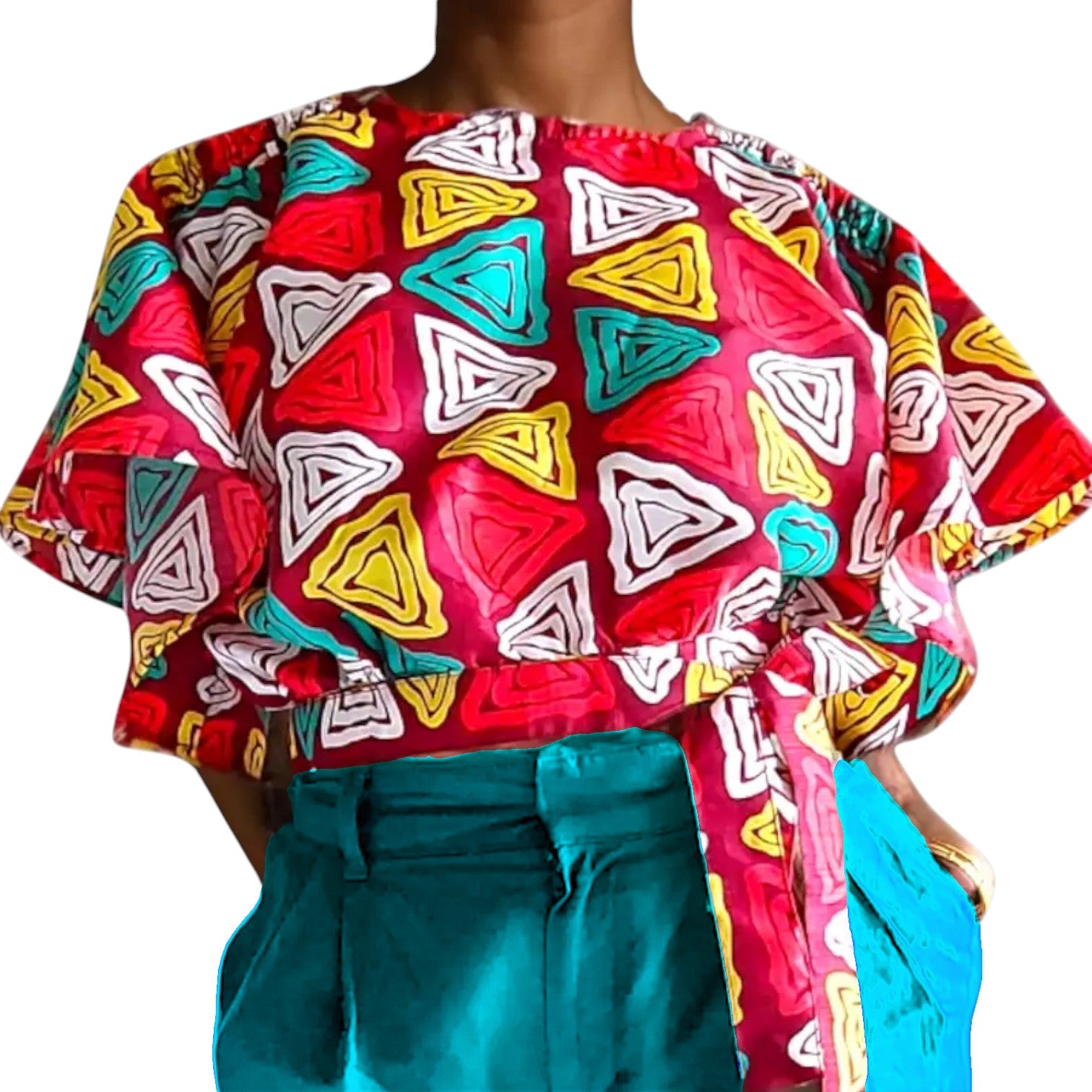 Ederra Tie-Waist Crop Top