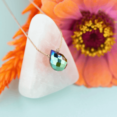 Mother-in-Law Ivy Aura Mystic Crystal Necklace