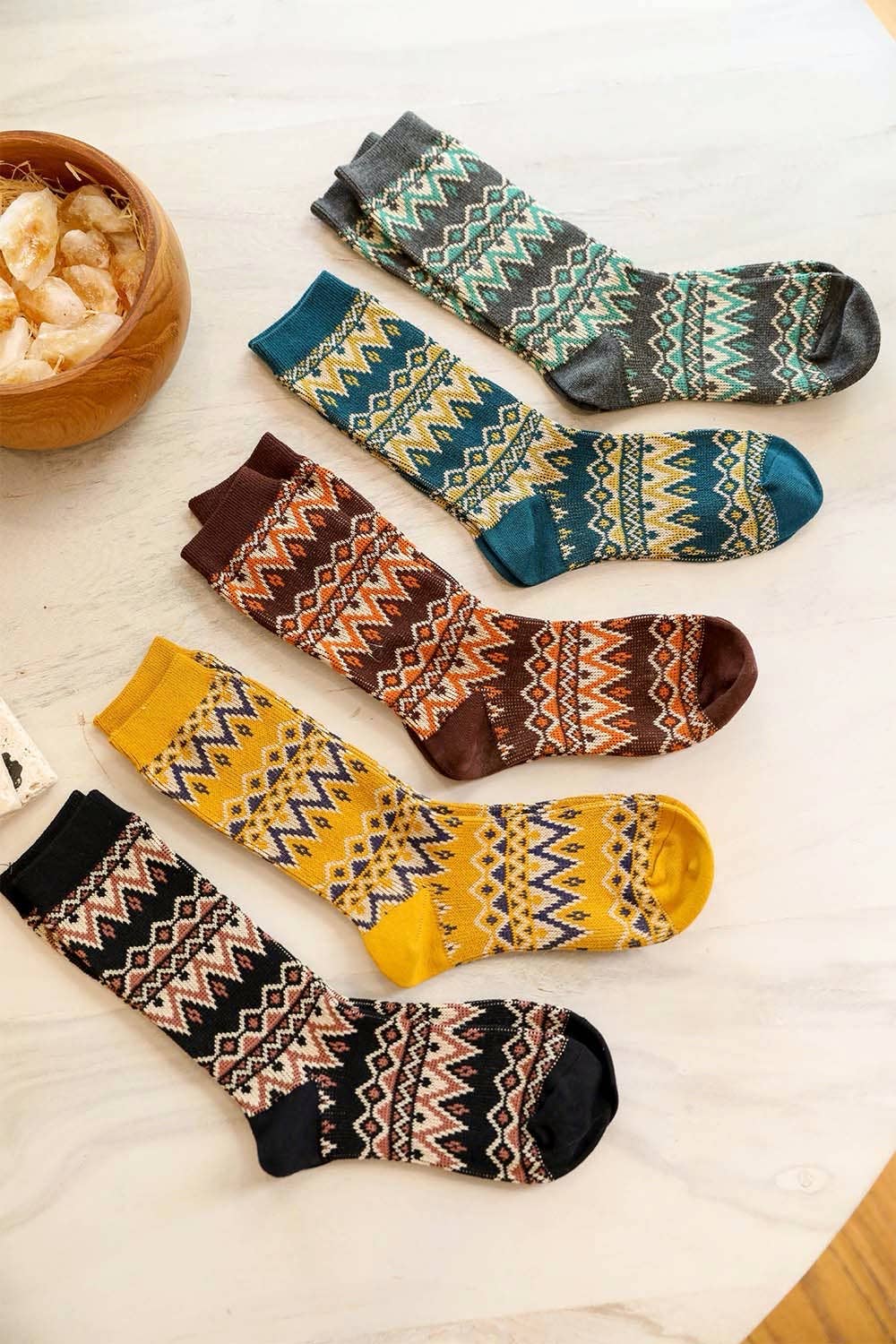 Tribal Pattern Socks