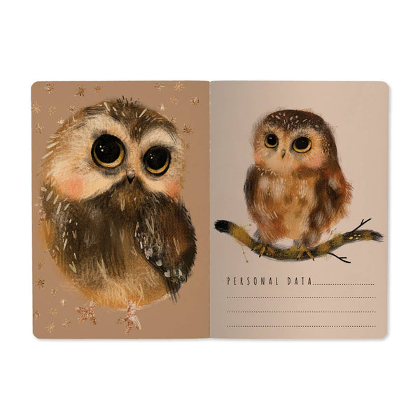 BV by Bruno Visconti - A5 Notebook -  Owlets