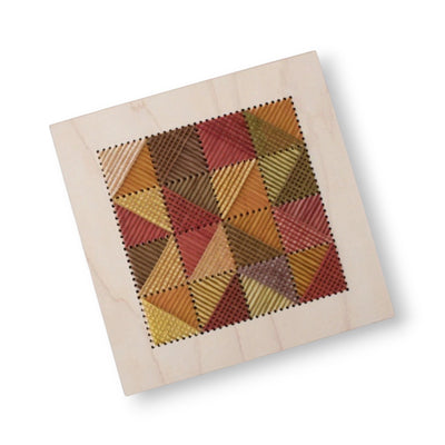 Modern Craft: Wood Panel Embroidery