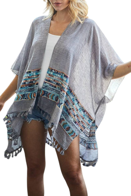 Everyday Wear Embroidered Kimono