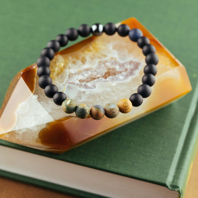 Fatherhood Rhyolite Men's Bracelet