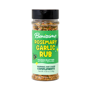 Benissimo / Hongar Farms / Lesley Elizabeth - Rosemary Garlic Seasoning & Rub (250mL PET)