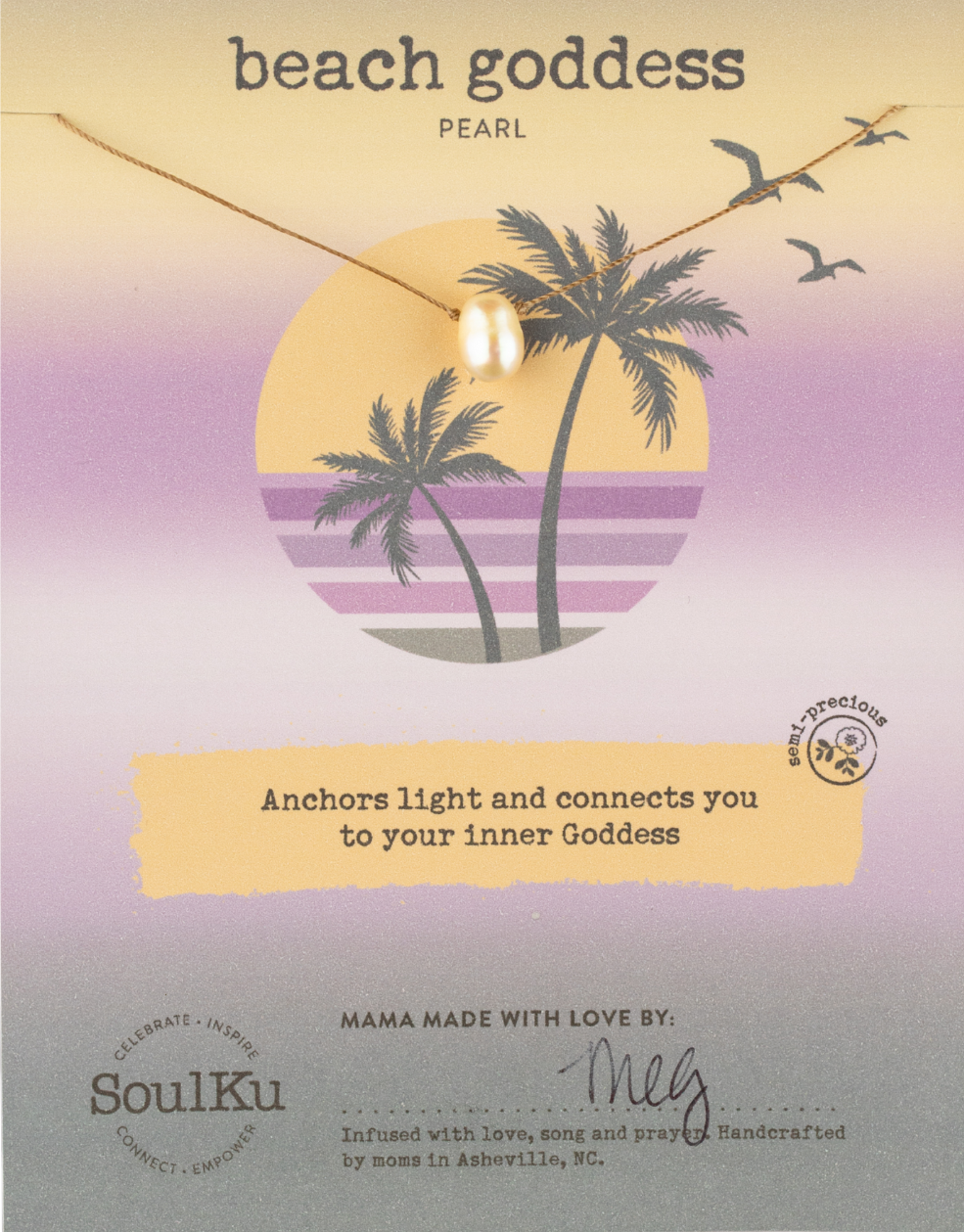 Beach Goddess Pearl Necklace