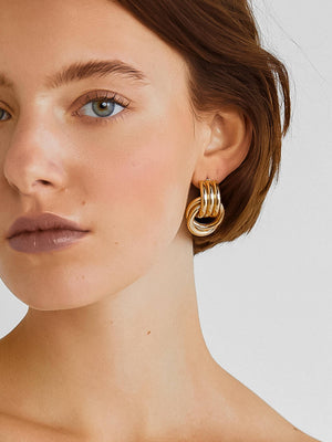 Flânerie by MAIQ - Wanda 18K Gold Non-Tarnish Classic Hoop Earring: Yellow Gold