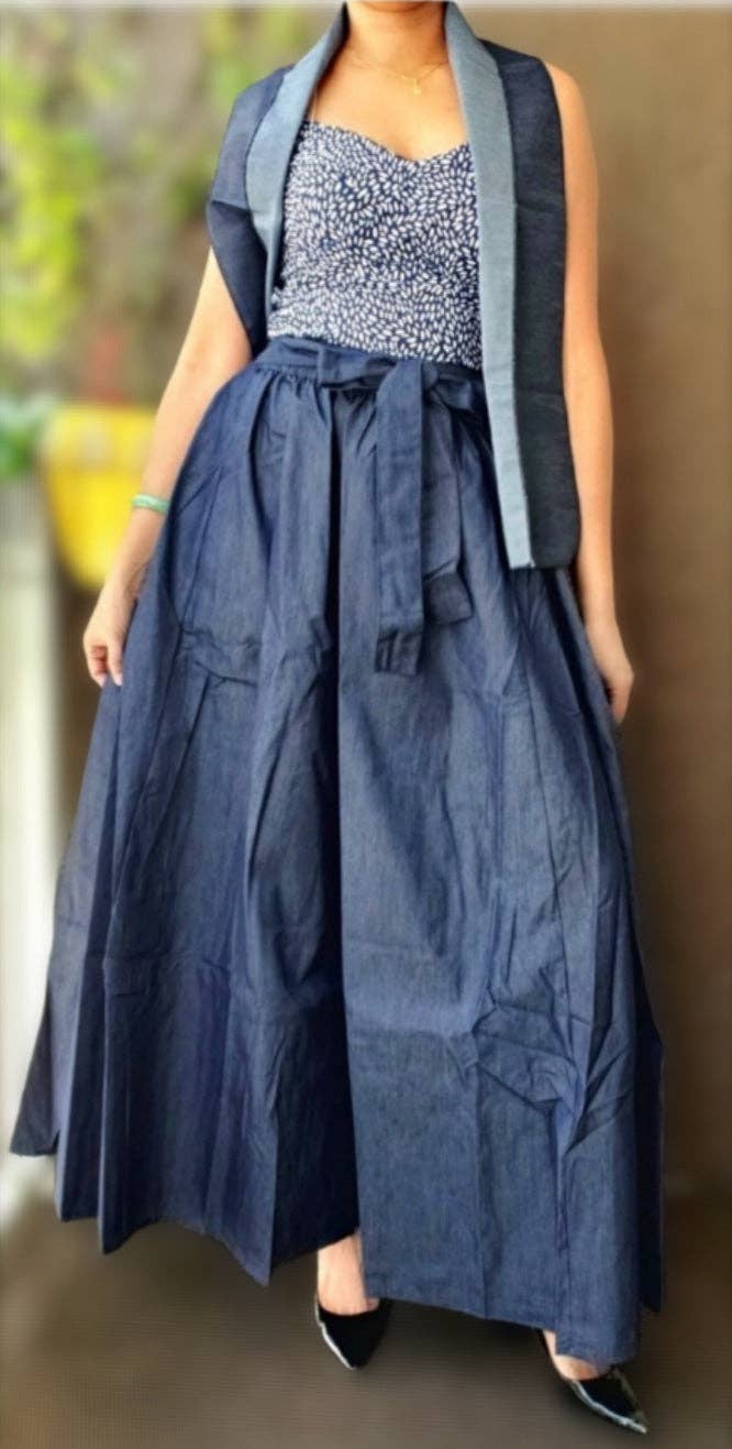 Luam Denim Maxi Skirt