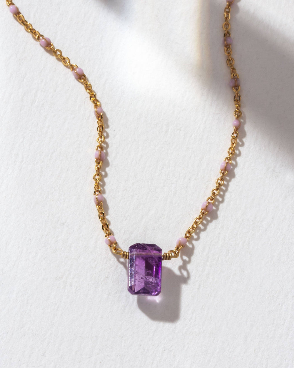 February Birthstone Necklace