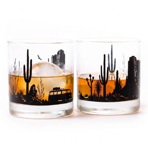 Black Lantern - Desert Camping Whiskey Glass Set