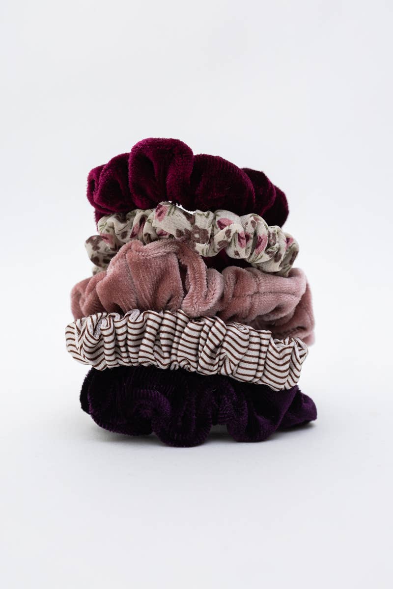 Floral Hair Scrunchies