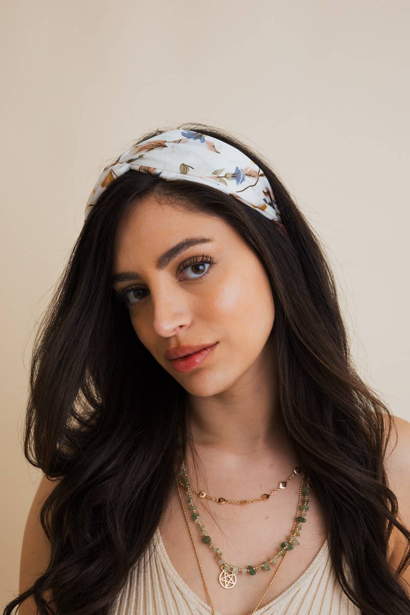 Floral Satin Headband