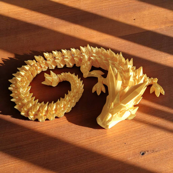 PowerTRC 3D Print - 3D Printed Articulated Crystal Dragon