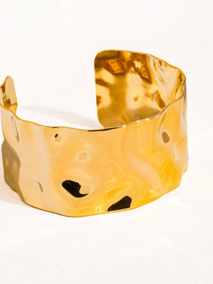 Flânerie by MAIQ - Baiser 18K Gold Non-Tarnish Glam Bold Bangle
