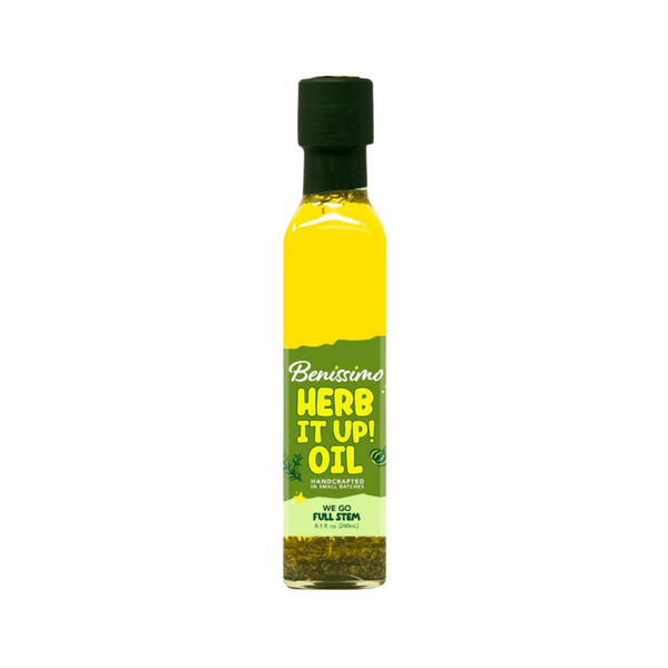 Benissimo / Hongar Farms / Lesley Elizabeth - Benissimo Herb it Up! Cooking Oil – 8.12 fl oz Marasca