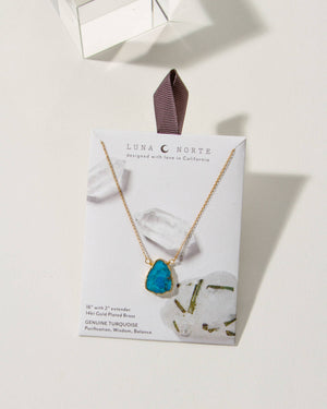 Earth, Wind and Fire Turquoise Necklace