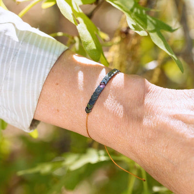 Fearless Amethyst Adjustable Bracelet