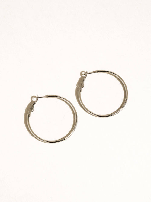 Eska Non-Tarnish Classic Thin Hoop Earrings